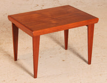 Load image into Gallery viewer, Danish Mid Century side table with folding legs by Trioh, circa 1960s

