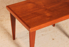 Load image into Gallery viewer, Danish Mid Century side table with folding legs by Trioh, circa 1960s
