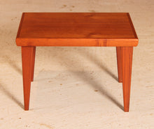 Load image into Gallery viewer, Danish Mid Century side table with folding legs by Trioh, circa 1960s
