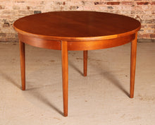 Load image into Gallery viewer, Mid Century round extending teak dining table by Jentique, circa 1960s
