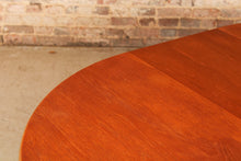 Load image into Gallery viewer, Mid Century round extending teak dining table by Jentique, circa 1960s
