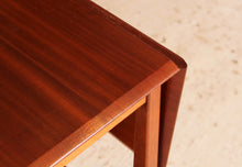 Load image into Gallery viewer, Mid Century mahogany drop leaf serving trolley, circa 1960s
