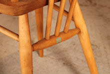 Load image into Gallery viewer, A set of 4 Ercol model 391 elm and beech chairs circa 1960s
