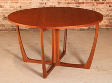 Load image into Gallery viewer, Mid Century drop leaf / gateleg teak dining table by Beithcraft, Scotland, circa 1960s.
