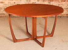 Load image into Gallery viewer, Mid Century drop leaf / gateleg teak dining table by Beithcraft, Scotland, circa 1960s.
