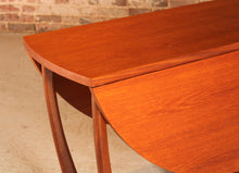 Load image into Gallery viewer, Mid Century drop leaf / gateleg teak dining table by Beithcraft, Scotland, circa 1960s.
