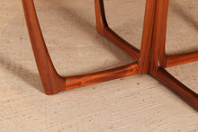 Load image into Gallery viewer, Mid Century drop leaf / gateleg teak dining table by Beithcraft, Scotland, circa 1960s.
