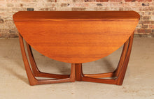 Load image into Gallery viewer, Mid Century drop leaf / gateleg teak dining table by Beithcraft, Scotland, circa 1960s.
