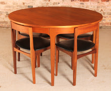 Load image into Gallery viewer, Midcentury teak Dining Table &amp; Chairs by Nathan c.1960s
