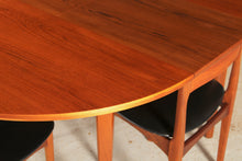 Load image into Gallery viewer, Midcentury teak Dining Table &amp; Chairs by Nathan c.1960s
