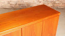 Load image into Gallery viewer, Danish Mid Century teak sideboard by Christian Linneberg, circa 1970s
