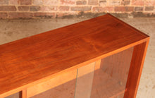 Load image into Gallery viewer, Mid Century teak and mahogany glass fronted bookcase, circa 1960s
