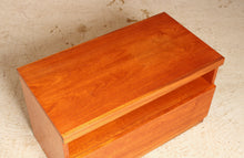 Load image into Gallery viewer, Mid Century teak TV/media stand with a drawer, circa 1970s
