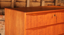 Load image into Gallery viewer, Danish Mid Century teak chest of 8 drawers, circa 1960s
