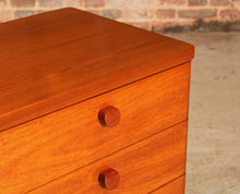 Load image into Gallery viewer, Vintage Mid Century style teak chest of drawers by Stag
