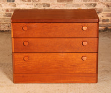 Load image into Gallery viewer, Vintage Mid Century style teak chest of drawers by Stag
