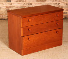 Load image into Gallery viewer, Vintage Mid Century style teak chest of drawers by Stag
