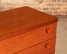 Load image into Gallery viewer, Vintage Mid Century style teak chest of drawers by Stag
