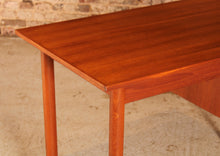 Load image into Gallery viewer, Danish Mid Century teak desk bv Gunnar Nielsen for Tibergaard, circa 1960s
