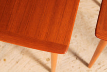 Load image into Gallery viewer, Mid Century teak nest of tables by Torpe Mobelfabrikk, Norway, circa 1960s
