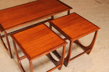 Load image into Gallery viewer, Mid Century G-plan Astro Long John teak nest of tables, circa 1960s
