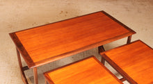 Load image into Gallery viewer, Mid Century G-plan Astro Long John teak nest of tables, circa 1960s
