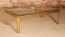 Load image into Gallery viewer, Mid Century Pierre Vandel coffee table with bevelled edge glass top, circa 1970s
