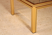 Load image into Gallery viewer, Mid Century Pierre Vandel coffee table with bevelled edge glass top, circa 1970s
