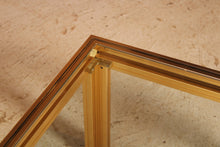 Load image into Gallery viewer, Mid Century Pierre Vandel coffee table with bevelled edge glass top, circa 1970s
