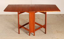 Load image into Gallery viewer, Mid Century McIntosh drop leaf dining table, circa 1970s
