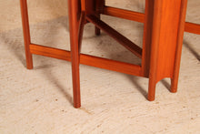 Load image into Gallery viewer, Mid Century McIntosh drop leaf dining table, circa 1970s

