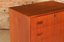 Load image into Gallery viewer, Mid Century teak chest of 6 drawers by Friedrich Beckmann, Germany, circa 1960s
