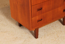 Load image into Gallery viewer, Mid Century teak chest of 6 drawers by Friedrich Beckmann, Germany, circa 1960s
