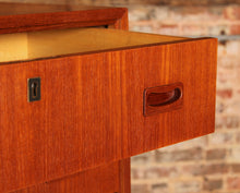Load image into Gallery viewer, Mid Century teak chest of 6 drawers by Friedrich Beckmann, Germany, circa 1960s

