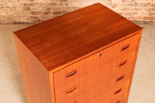 Load image into Gallery viewer, Mid Century teak chest of 6 drawers by Friedrich Beckmann, Germany, circa 1960s
