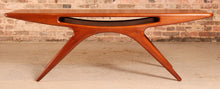 Load image into Gallery viewer, Danish Mid Century 'Smile' teak coffee table by Johannes Andersen for CFC Silkeborg, circa 1960s
