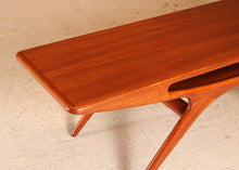 Load image into Gallery viewer, Danish Mid Century 'Smile' teak coffee table by Johannes Andersen for CFC Silkeborg, circa 1960s
