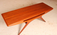 Load image into Gallery viewer, Danish Mid Century 'Smile' teak coffee table by Johannes Andersen for CFC Silkeborg, circa 1960s
