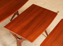 Load image into Gallery viewer, Danish Mid Century teak nest of tables by Johannes Andersen for CFC Silkeborg, circa 1960s
