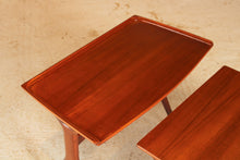 Load image into Gallery viewer, Danish Mid Century teak nest of tables by Johannes Andersen for CFC Silkeborg, circa 1960s

