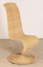 Load image into Gallery viewer, Italian mid century banana leaf rope 'S' chair by Marzio Cecchi, circa 1970s
