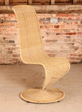 Load image into Gallery viewer, Italian mid century banana leaf rope 'S' chair by Marzio Cecchi, circa 1970s
