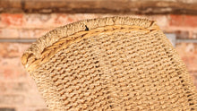 Load image into Gallery viewer, Italian mid century banana leaf rope 'S' chair by Marzio Cecchi, circa 1970s
