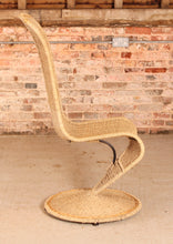 Load image into Gallery viewer, Italian mid century banana leaf rope 'S' chair by Marzio Cecchi, circa 1970s
