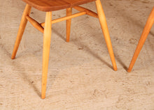 Load image into Gallery viewer, Set of 3 of mid century Ercol Model 400 chairs made in elm and beech circa 1960s
