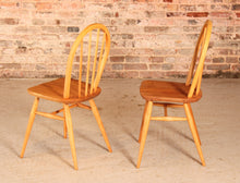 Load image into Gallery viewer, Set of 3 of mid century Ercol Model 400 chairs made in elm and beech circa 1960s
