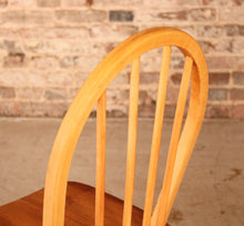 Load image into Gallery viewer, Set of 3 of mid century Ercol Model 400 chairs made in elm and beech circa 1960s
