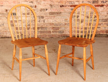 Load image into Gallery viewer, Set of 2 of mid century Ercol elm and beech chairs circa 1950s

