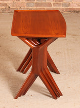 Load image into Gallery viewer, Danish Mid Century teak nest of tables by Johannes Andersen for CFC Silkeborg, circa 1960s
