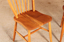 Load image into Gallery viewer, Set of 3 of mid century Ercol chairs made in elm and beech circa 1950s
